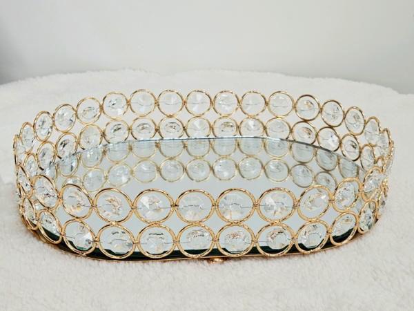BANDEJA ELEGANTE DE CRISTAL - Imagen 4