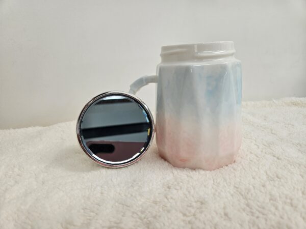 JARRO  CON ROSCA CELESTE Y ROSA - Imagen 3