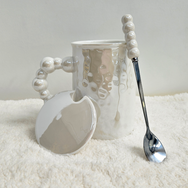 JARRO PASTEL NACARADO CON CUCHARA - Imagen 5