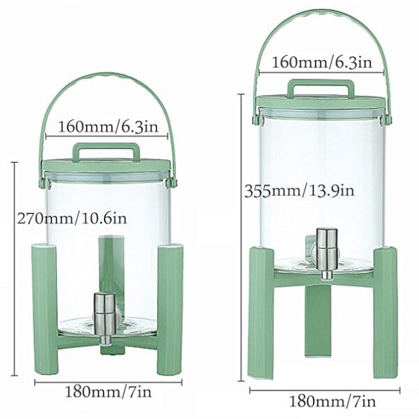 DISPENSADOR VERDE DE AGUA 3L - Imagen 2