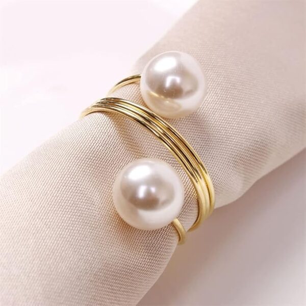 ANILLO SERVILLETA PERLAS