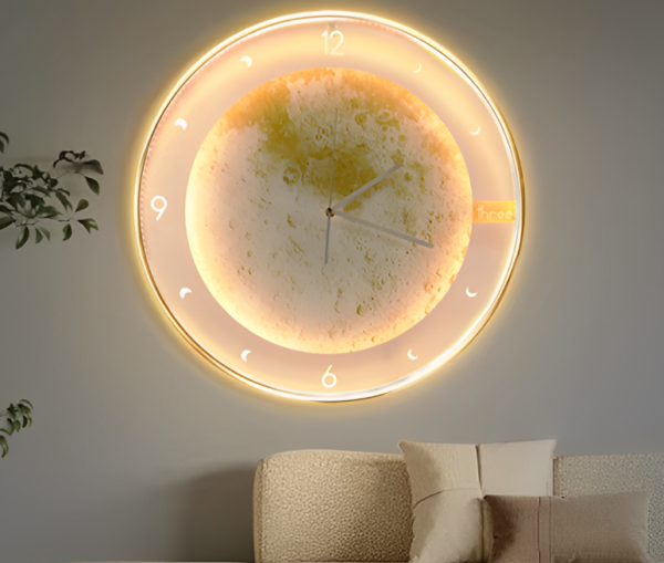 RELOJ DE LUNA CON LUZ