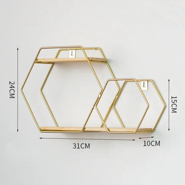 REPISA DE PARED HEXAGONAL - Imagen 2
