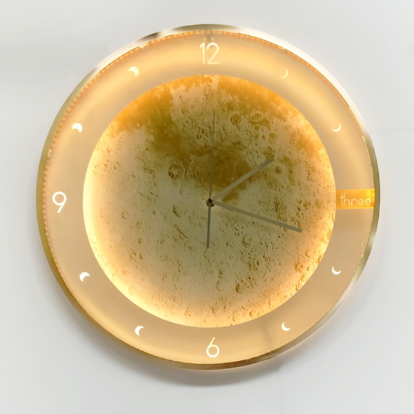 RELOJ DE LUNA CON LUZ - Imagen 3