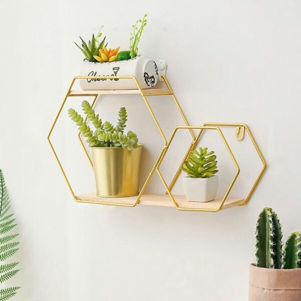 REPISA DE PARED HEXAGONAL