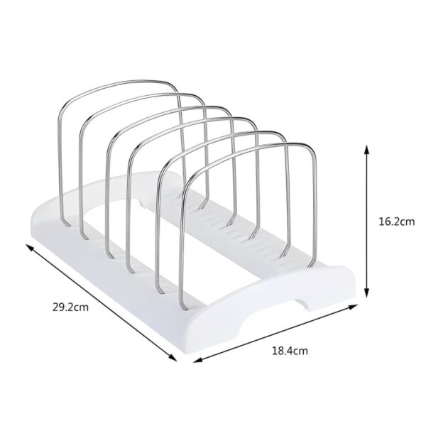 ORGANIZADOR DE PLATOS METALICO RECTANGULAR - Imagen 3
