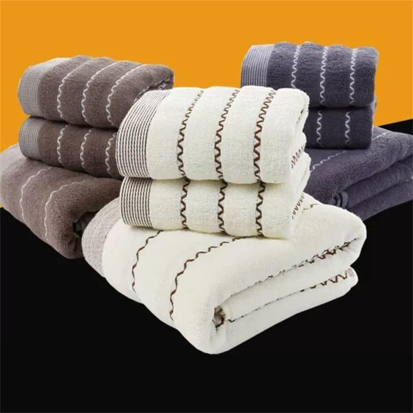 TOALLA ALGODON ZIG ZAG 70*140 - Imagen 2