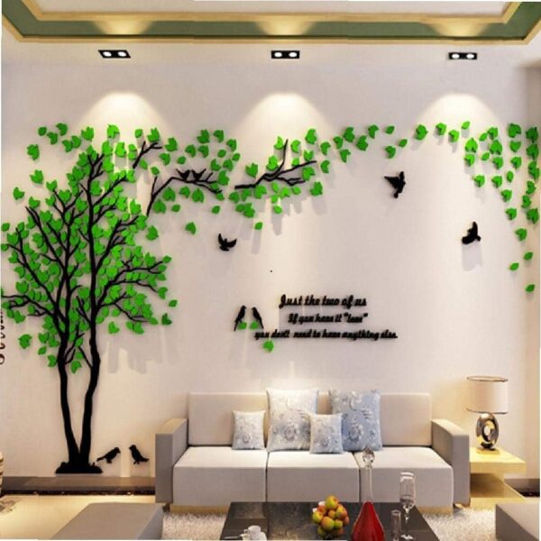 ADHESIVO DE ARBOL VERDE - Imagen 3